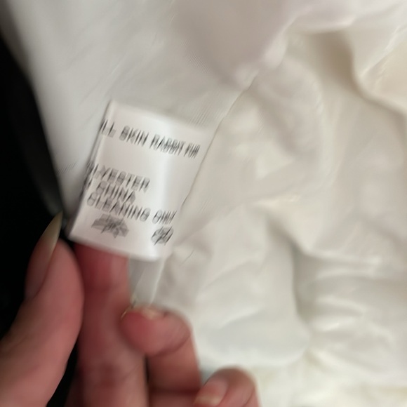 Winter fur rabbit fur coat - Picture 5 of 13